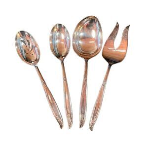 Vintage Holmes and Edward’s Four Piece Deepsilver Serveware set